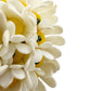 vintage white flowers bunch yellow center BROOCH floral jewelry pin West Germany