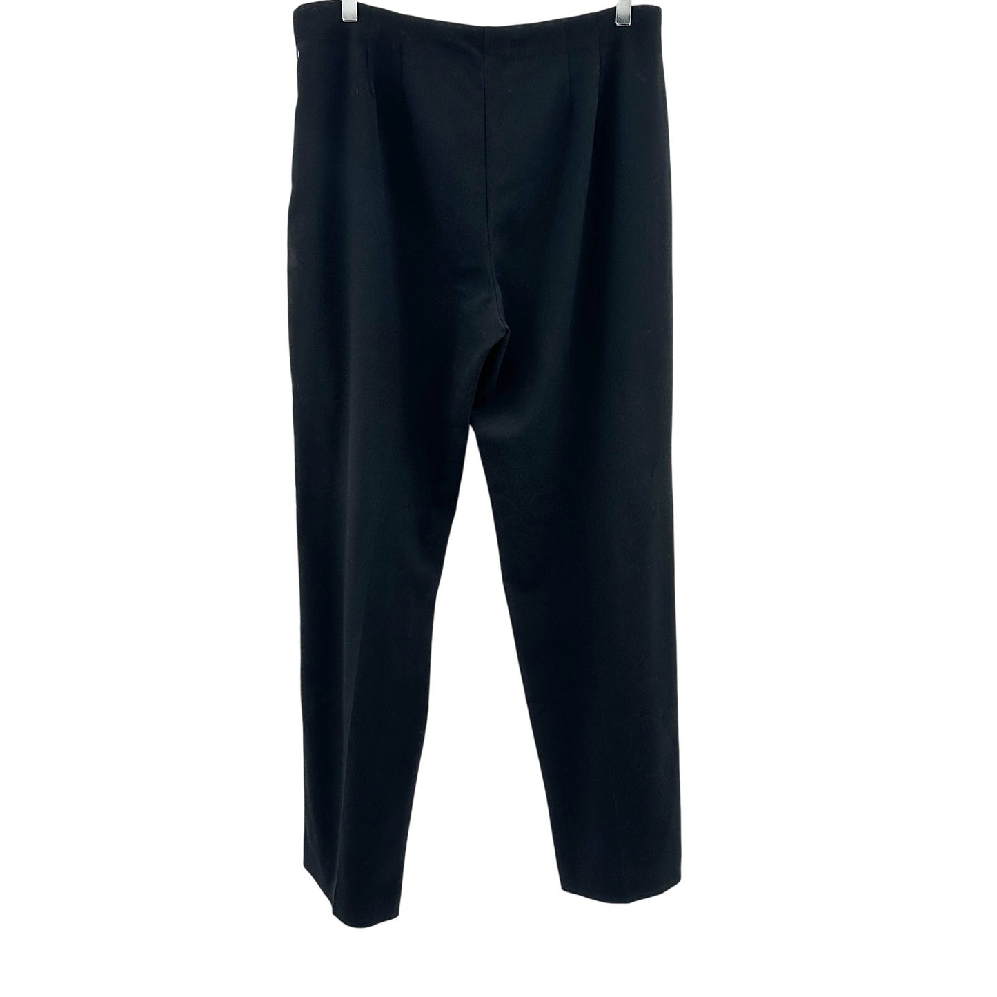 Coldwater Creek black Pants work straight leg trousers women's size 14