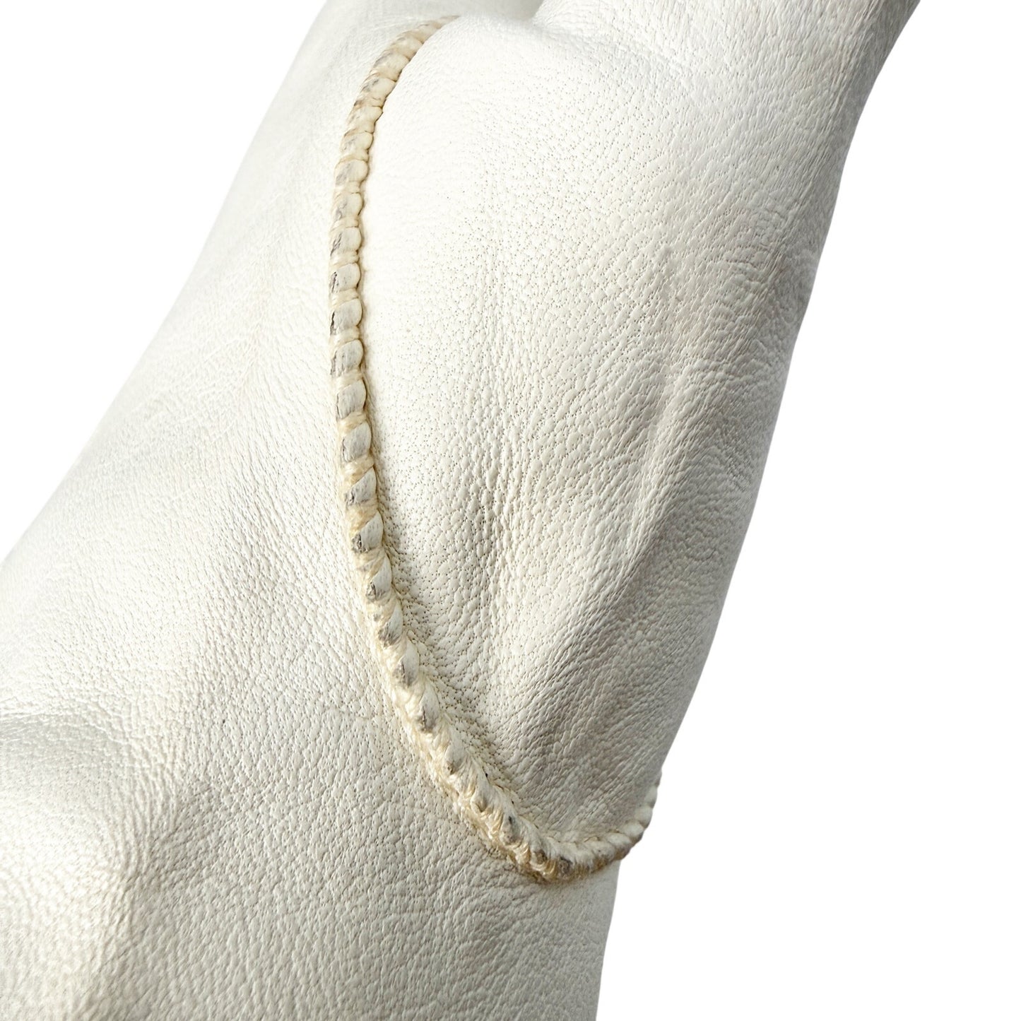 vintage Alexette white leather Above Wrist Dress Gloves women's 7 small