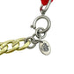 Juicy Couture long multi layer Chain Necklace rhinestones neon beads gold silver