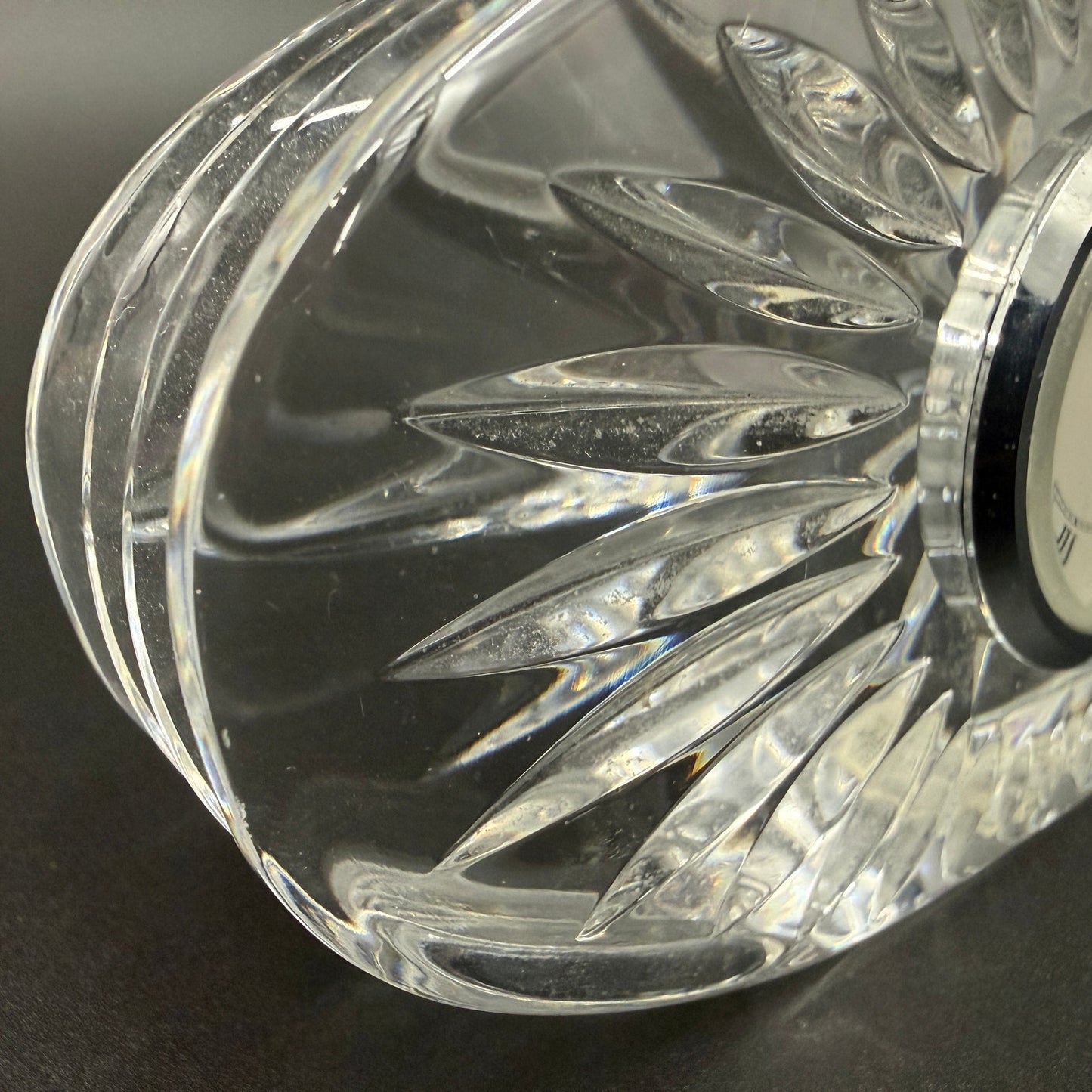 Small Oval Quartz Clock | Waterford Crystal
